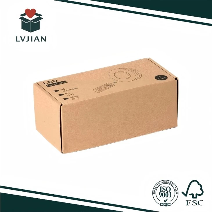 E-Kotak Papan Kertas Beralun Untuk Cahaya Puck